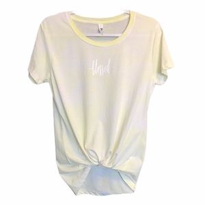 Yellow tie dye women’s shirt size XL juniors